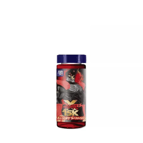 E-liquide Bloody Shigeri Maison Fuel Fighter X 15K aux sels de nicotine, flacon de 10 mL