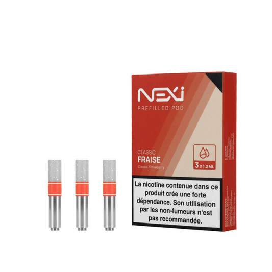 Pod NEXI Classic Fraise (Boite de 3)