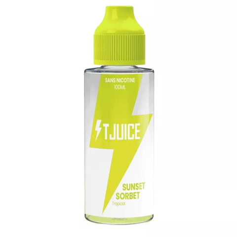 E-liquide Sunset Sorbet T-Juice, flacon de 100 mL