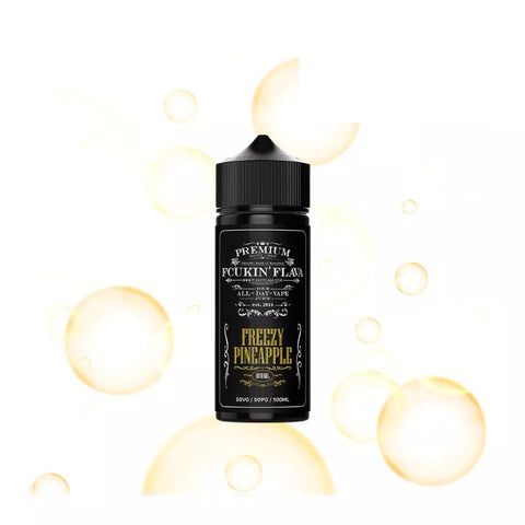 E-liquide Freezy Pineapple Fcukin' Flava, flacon de 100 mL