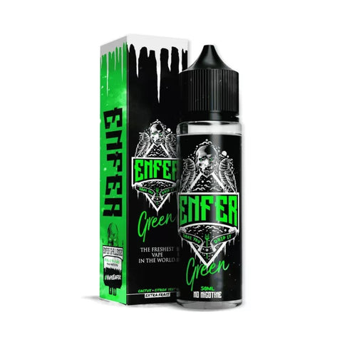 E-liquide Green Vape 47 Enfer, flacon de 50 mL