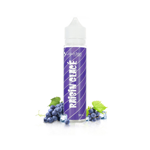 E-liquide Raisin Glacée LIQUIDEO, flacon 50 mL