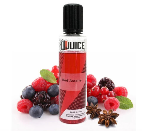 E-liquide Red Astaire TJUICE, flacon de 50 mL
