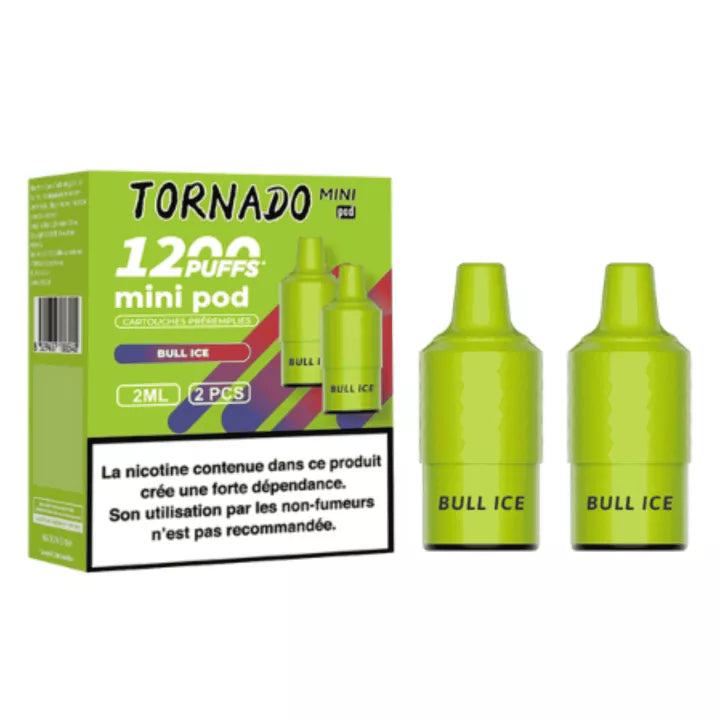 Cartouche pré-remplie Tornado Mini 1200 FUMOT, photo du produit