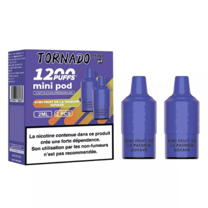 Cartouche pré-remplie Tornado Mini 1200 FUMOT, photo du produit