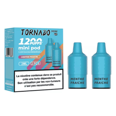 Cartouche pré-remplie Tornado Mini 1200 FUMOT, photo du produit