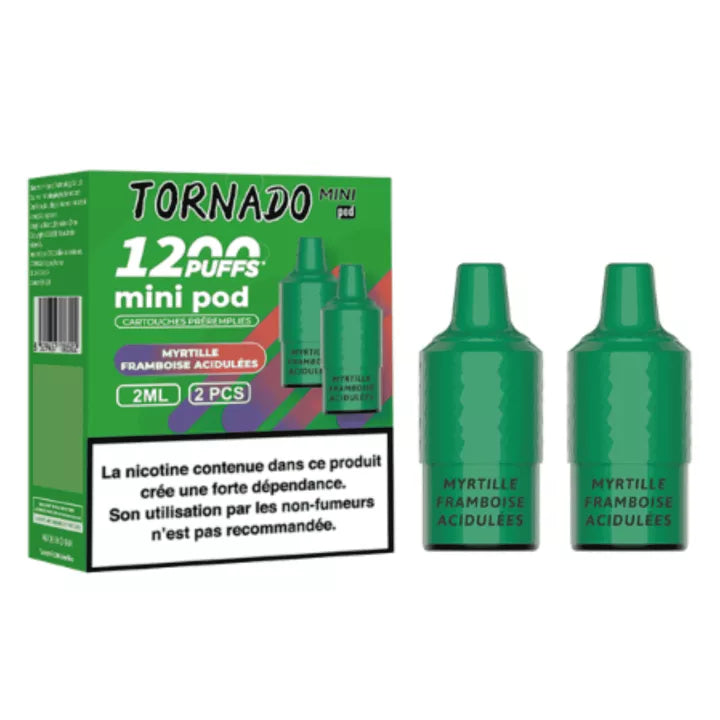 Cartouche pré-remplie Tornado Mini 1200 FUMOT, photo du produit