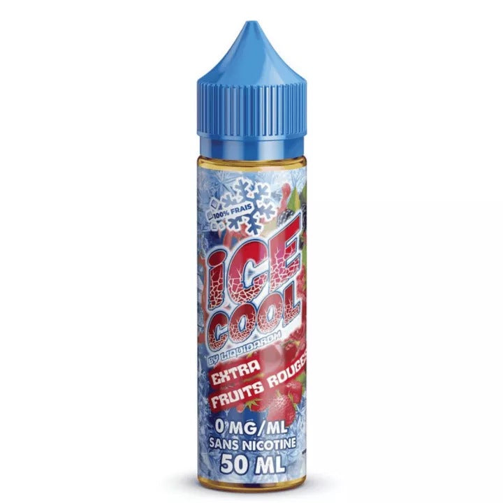E-liquide Extra Fruits Rouges Liquidarom Ice Cool, flacon de 50 mL