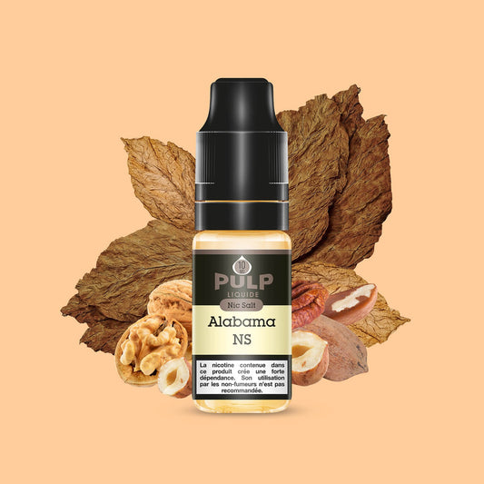 E-liquide Alabama PULP Nic Salt aux sels de nicotine, flacon de 10 mL