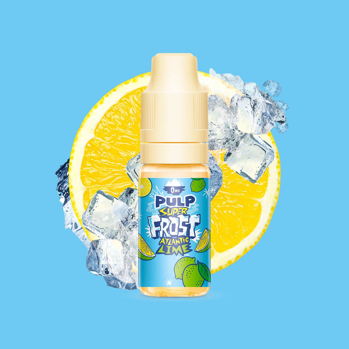 E-liquide Atlantic Lime PULP Super Frost, flacon de 10 mL