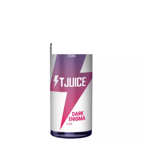 E-liquide Dark Enigma T-Juice, flacon de 100 mL