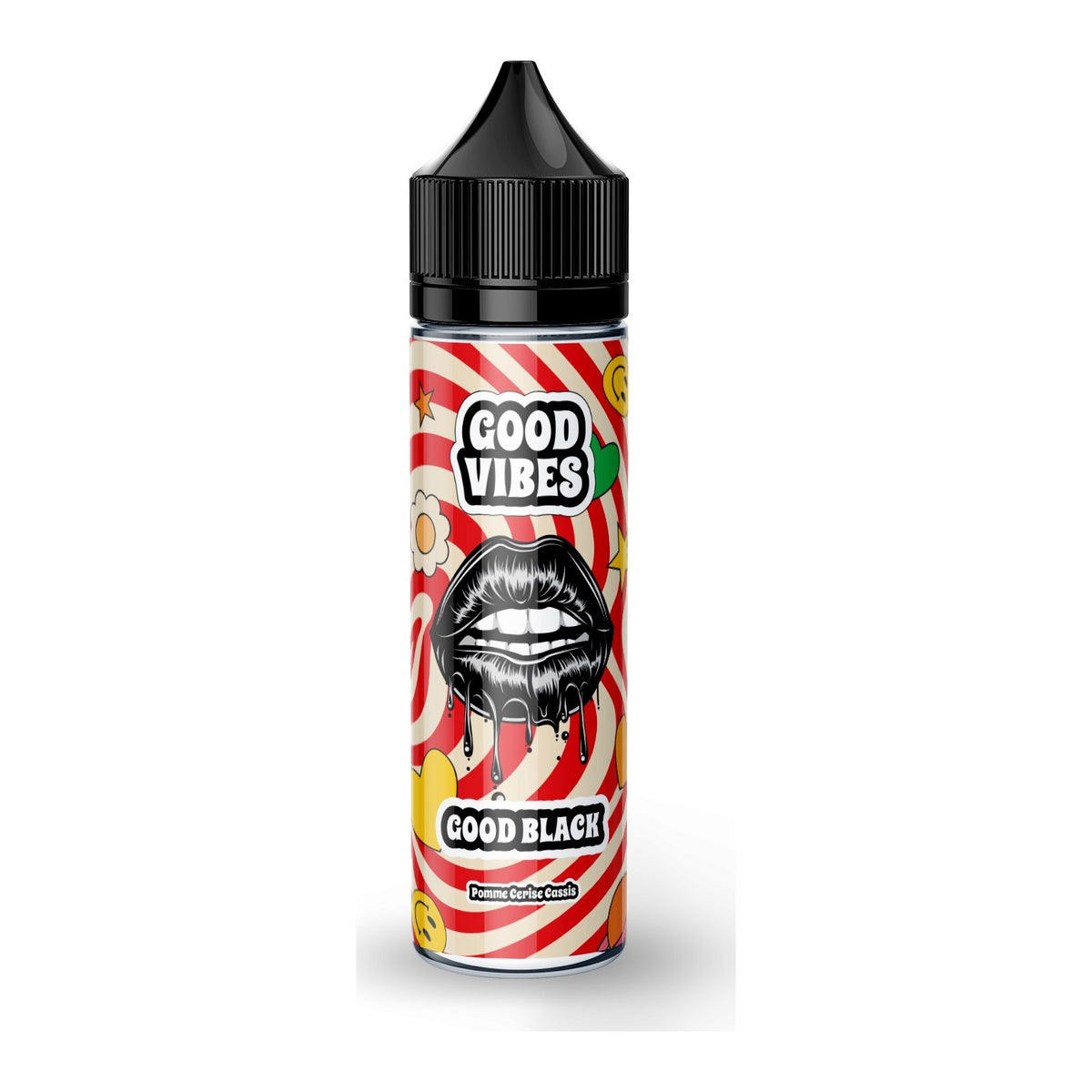 E-liquide Black Good Vibes, flacon de 50 mL