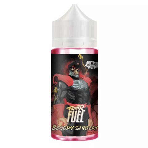 E-liquide Bloody Shigeri Maison Fuel Fighter Fuel, flacon de 100 mL