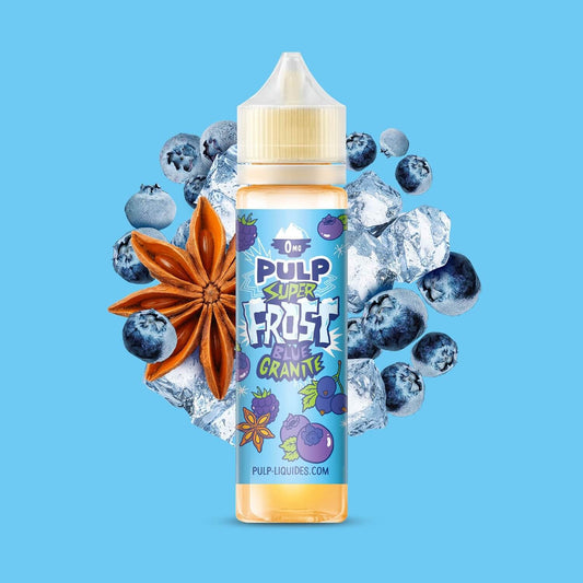 E-liquide Blue Granite PULP Super Frost, flacon de 50 mL