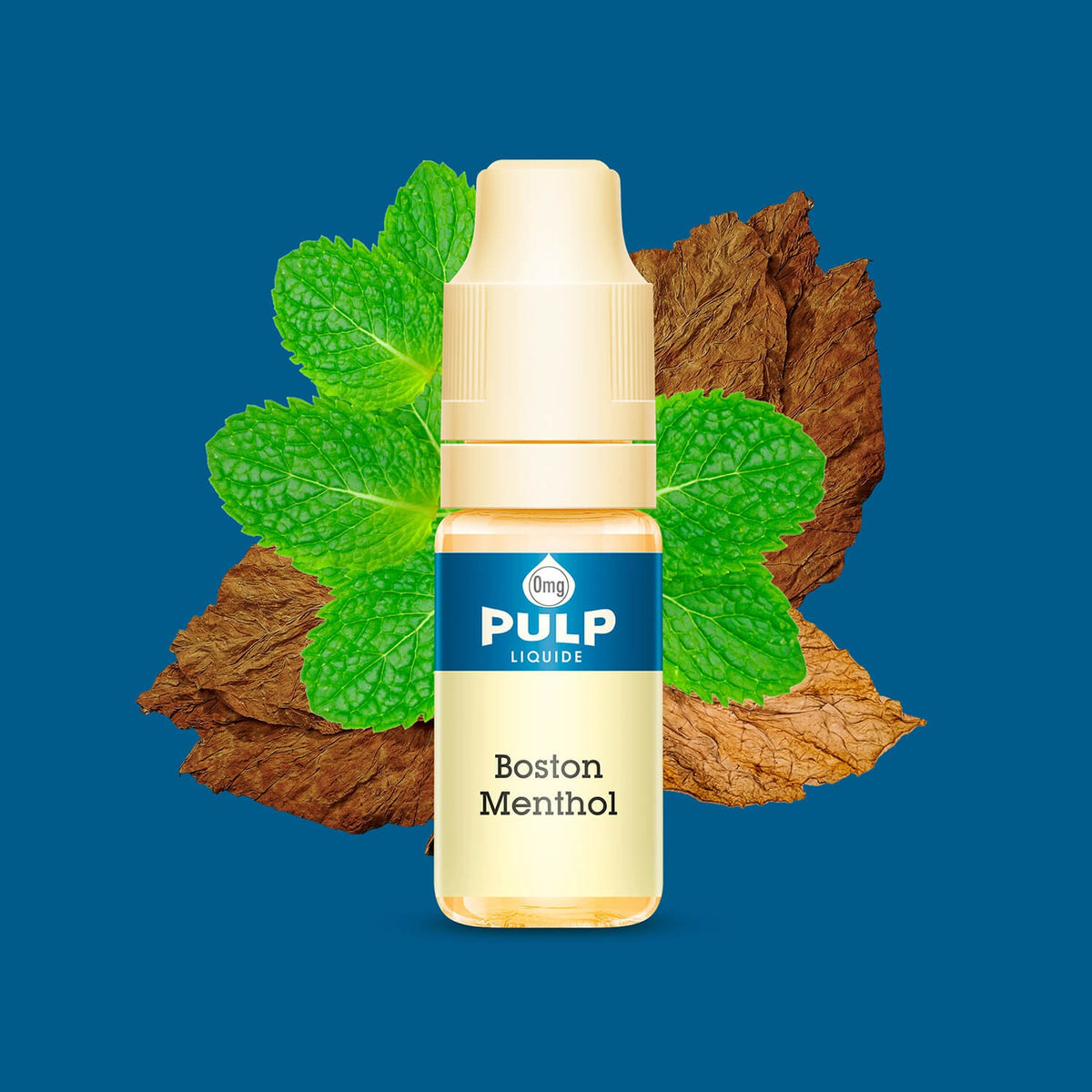 E-liquide Boston Menthol PULP, flacon de 10 mL