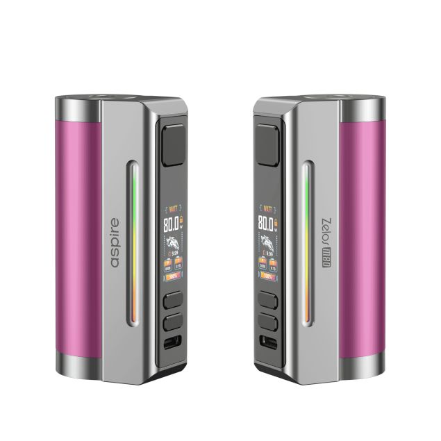 Box Zelos M80 Aspire Pink & Silver