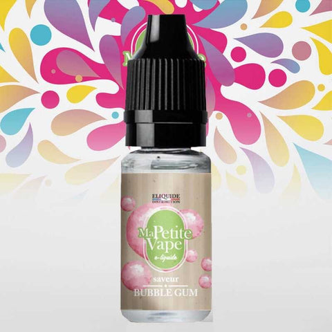E-liquide Bubble Gum Ma Petite Vape aux sels de nicotine, flacon de 10 mL