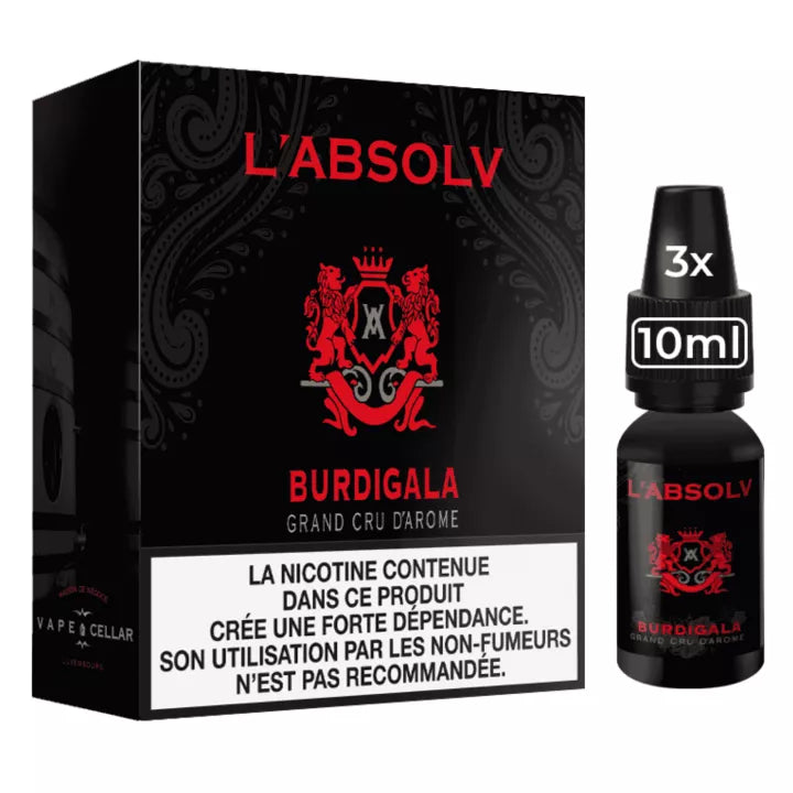 E-liquide Burdigala Vape Cellar ABSOLV, flacon de 10 mL