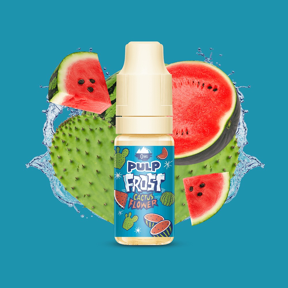 E-liquide Cactus Flower PULP Frost, flacon de 10 mL