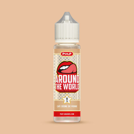 E-liquide Café Crème de Vienne PULP Around the World, flacon de 50 mL