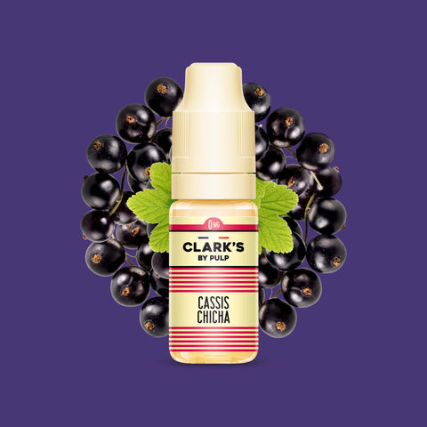 E-liquide Cassis Chicha Clark's by PULP, flacon de 10 mL