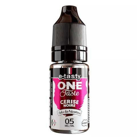 E-liquide Cerise Noire E.Tasty One Taste aux sels de nicotine, flacon de 10 mL