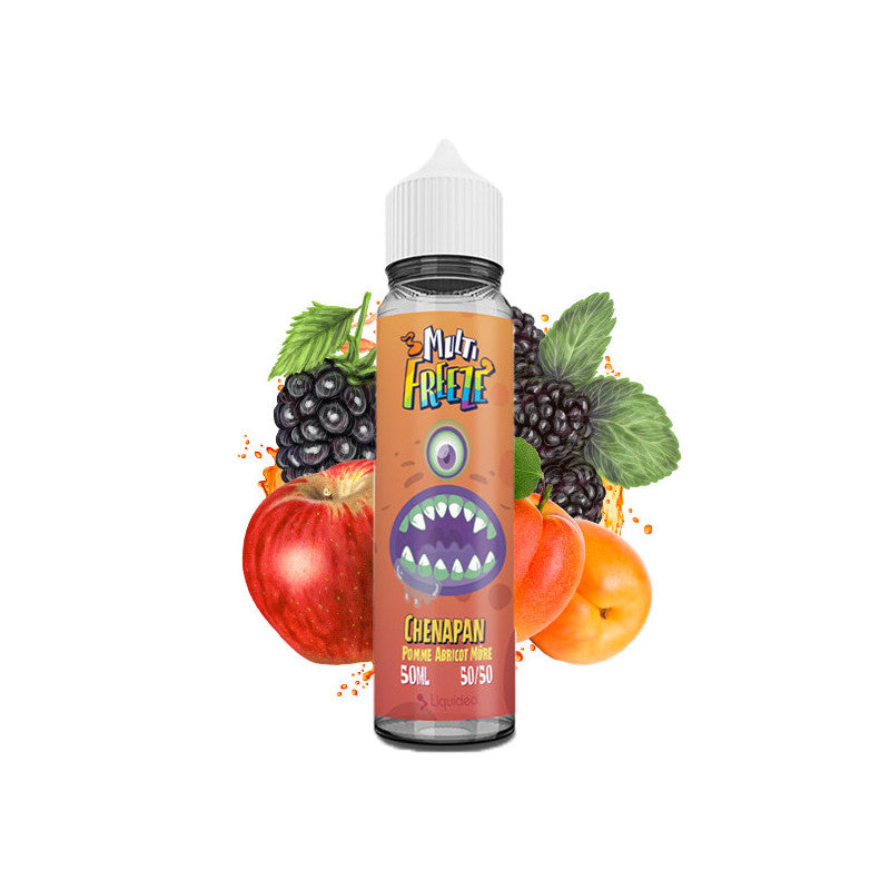 E-liquide Chenapan Liquideo Multi Freeze, flacon de 50 mL