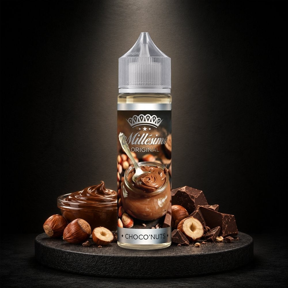 E-liquide Choco'Nuts Millésime Original, flacon de 50 mL