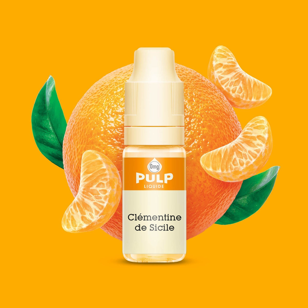 E-liquide Clémentine de Sicile PULP, flacon de 10 mL