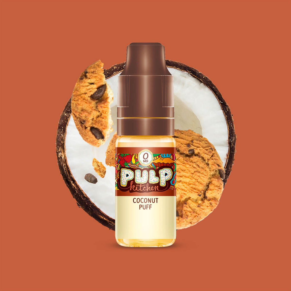 E-liquide Coconut Puff PULP Kitchen, flacon de 10 mL