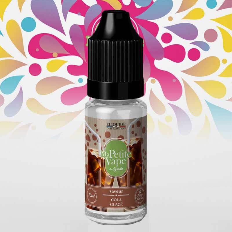 E-liquide Cola Ice Ma Petite Vape aux sels de nicotine, flacon de 10 mL