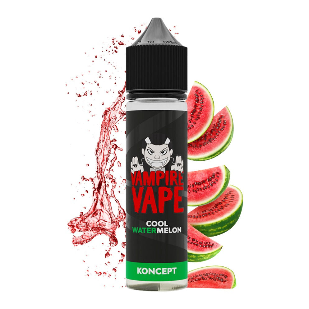 E-liquide Cool Watermelon Vampire Vape, flacon de 50 mL