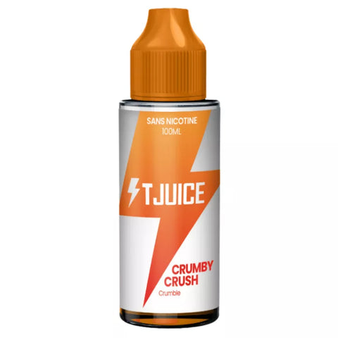 E-liquide Crumby Crush T-Juice, flacon de 100 mL