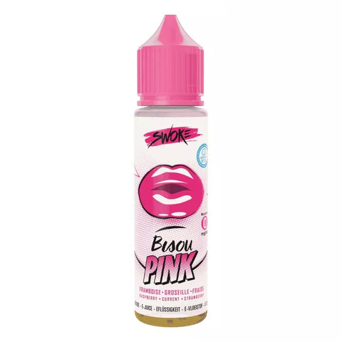 E-liquide Bisou Pink Swoke Swoke, flacon de 50 mL