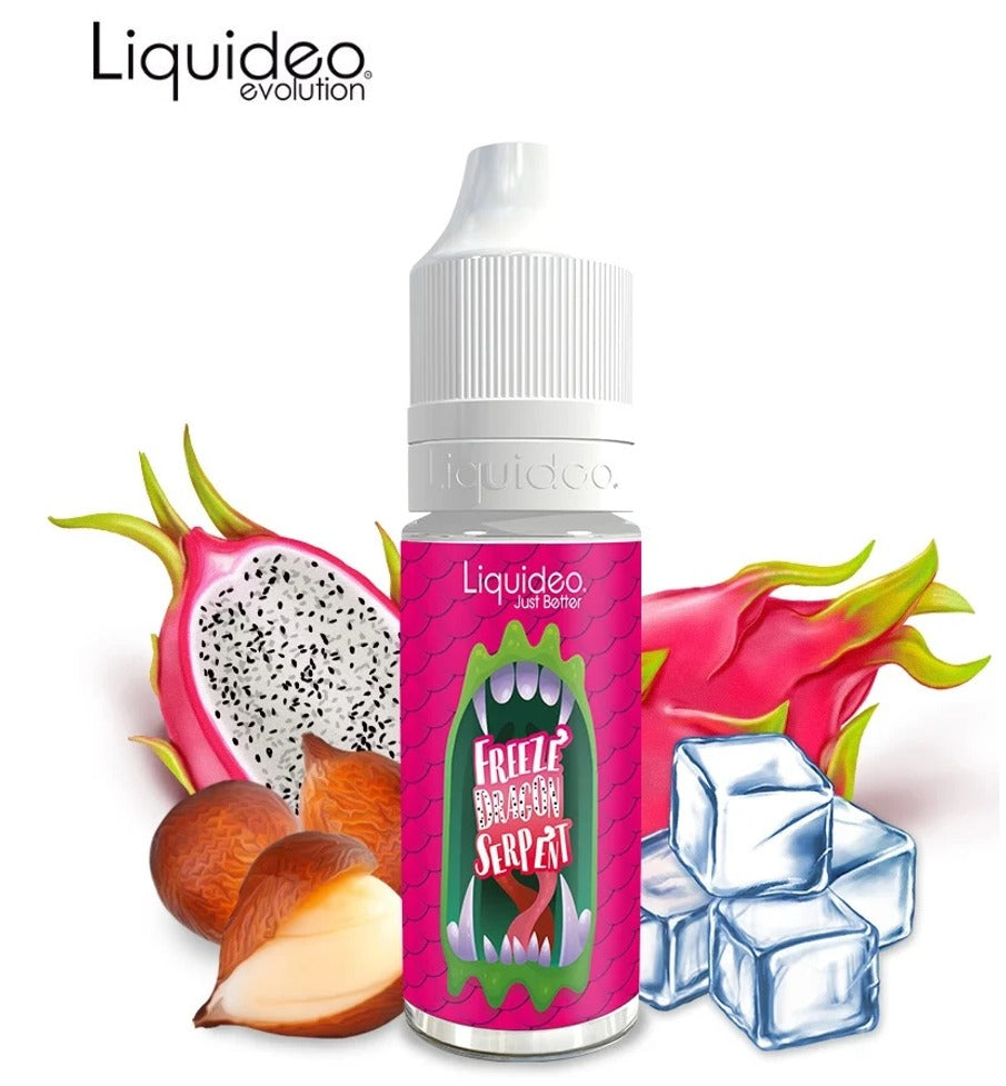 E-liquide Dragon Serpent Liquideo Freeze, flacon de 10 mL