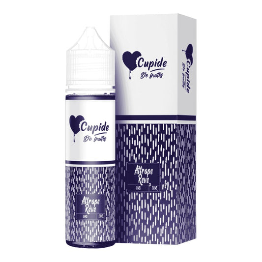 E-liquide Attrape Rêve FUEL Cupide, flacon de 50 mL et sa boîte
