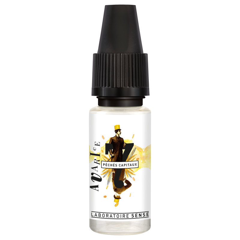 E-liquide Avarice Laboratoire Sense 7 Péchés Capitaux, flacon de 10 mL