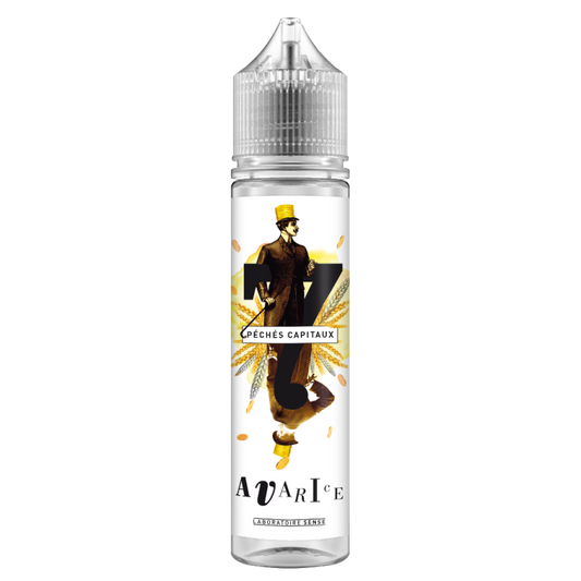 E-liquide Avarice Laboratoire Sense 7 Péchés Capitaux, flacon de 50 mL