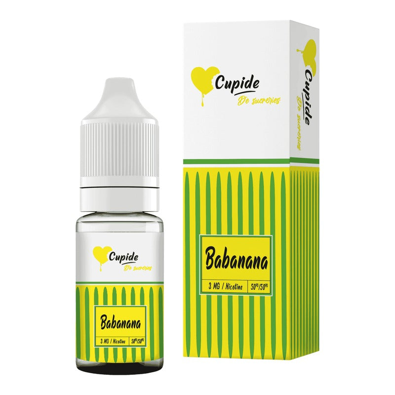 E-liquide Babanana FUEL Cupide, flacon de 10 mL et sa boîte