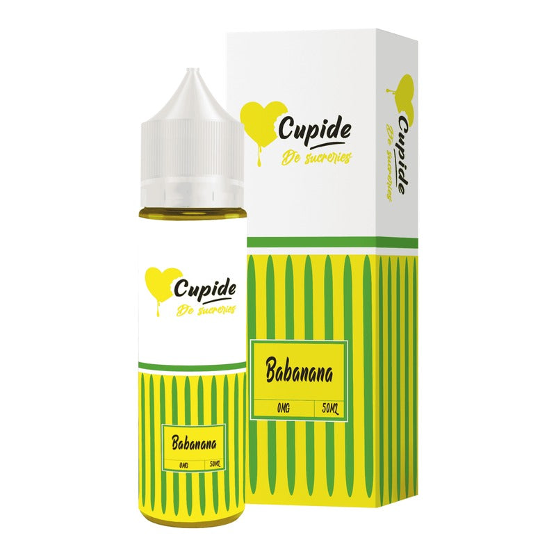 E-liquide Babanana FUEL Cupide, flacon de 50 mL et sa boîte