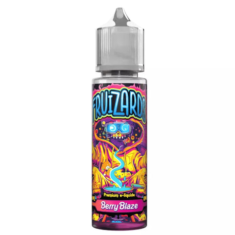 E-liquide Berry Blaze Fruizards, flacon de 50 mL
