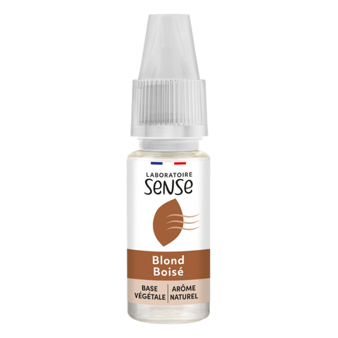 E-liquide Blond Boisé Laboratoire Sense, flacon de 10 mL