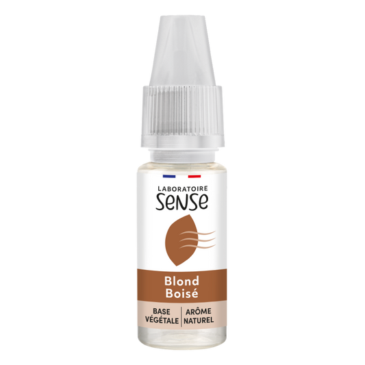 E-liquide Blond Boisé Laboratoire Sense, flacon de 10 mL