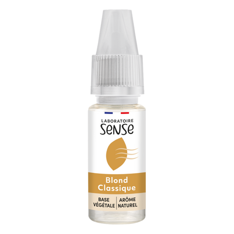 E-liquide Blond Classique Laboratoire Sense, flacon de 10 mL