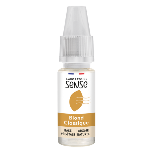 E-liquide Blond Classique Laboratoire Sense, flacon de 10 mL