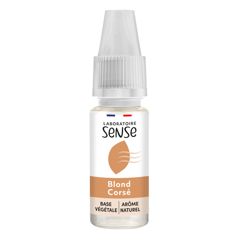 E-liquide Blond Corsé Laboratoire Sense, flacon de 10 mL