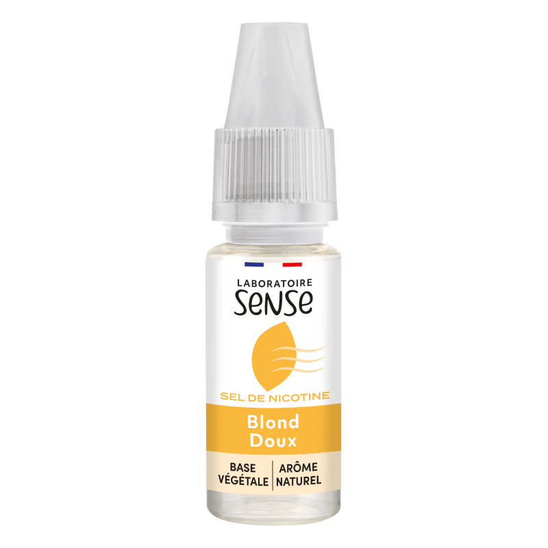 E-liquide Blond Doux Laboratoire Sense aux sels de nicotine, flacon de 10 mL
