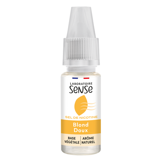 E-liquide Blond Doux Laboratoire Sense aux sels de nicotine, flacon de 10 mL