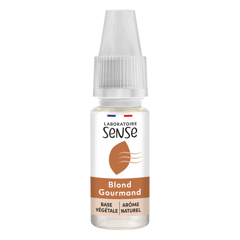 E-liquide Blond Gourmand Laboratoire Sense, flacon de 10 mL