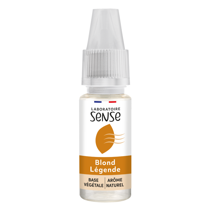E-liquide Blond Légende Laboratoire Sense, flacon de 10 mL